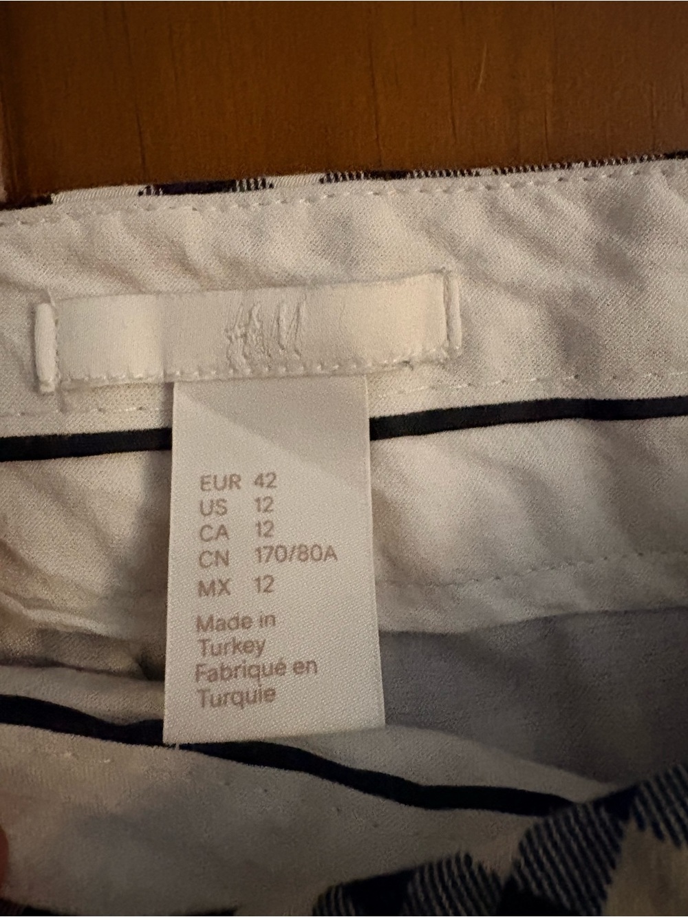 Checkered Black and White Pants - Size EU 42 / US 12 - Picture 2 of 8